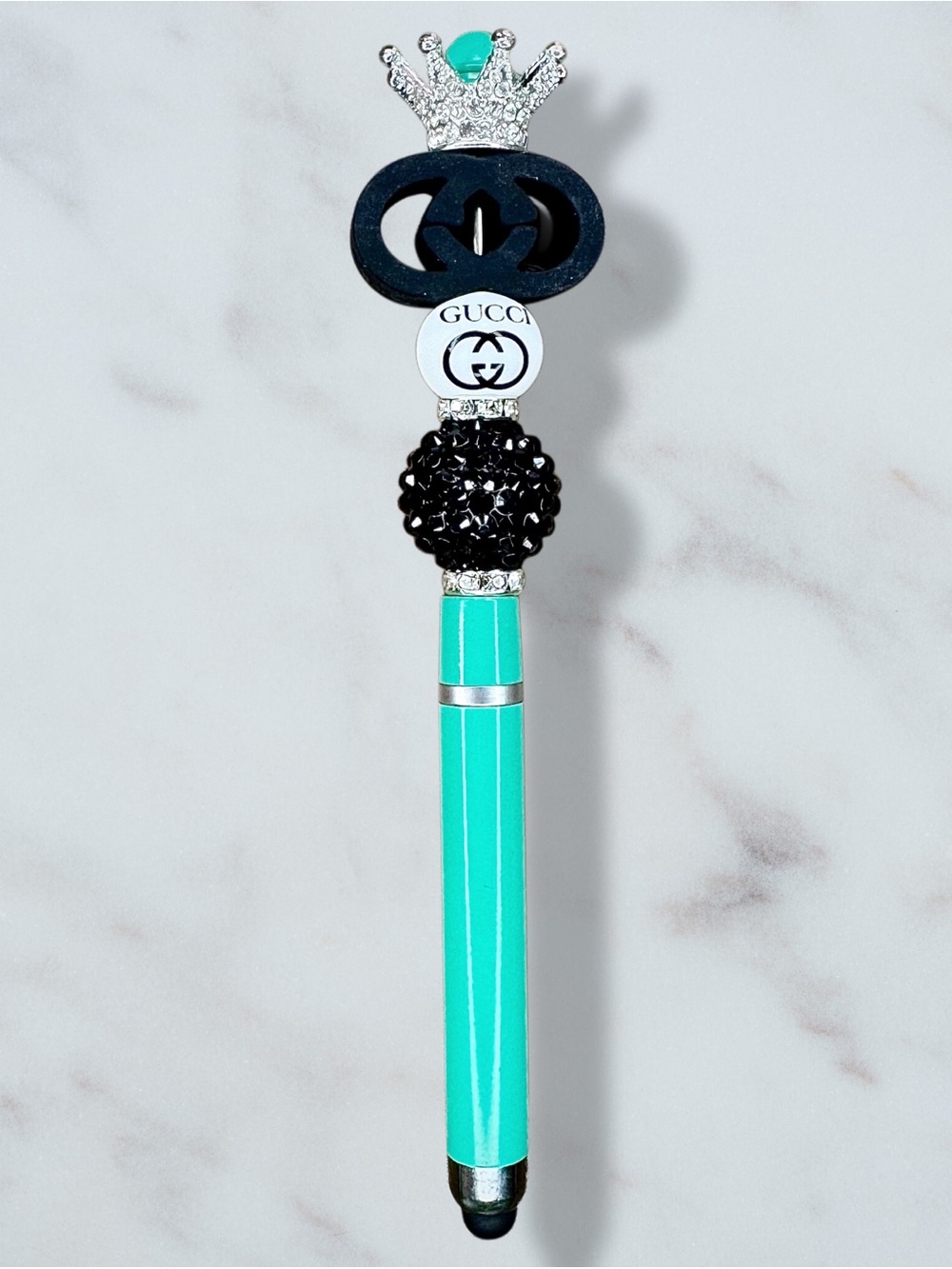 Fashion GG Mint Green & Black Stylus & Pen